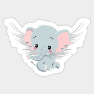 Cute Elephant Sticker